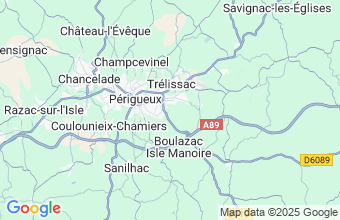 Map of Boulazac