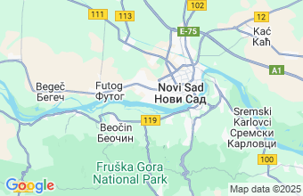 Map of Karadjordjevica