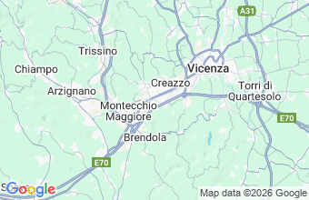 Map of Altavilla Vicentina, Vicenza