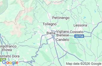 Map of Biella