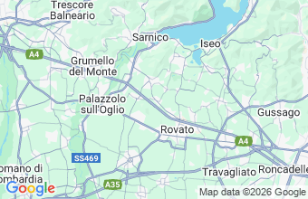 Map of Erbusco Franciacorta