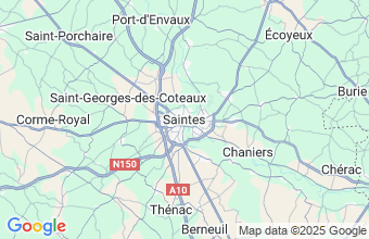 Map of Saintes