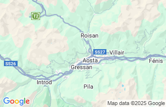 Map of Aosta