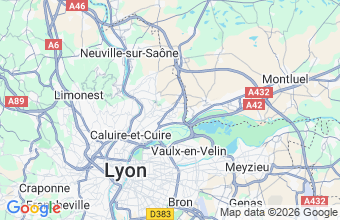 Map of Rillieux Le Pape