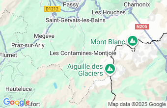 Map of Les Contamines Montjoie