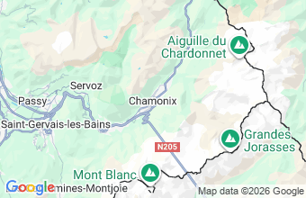 Map of Chamonix