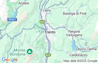Map of Trento