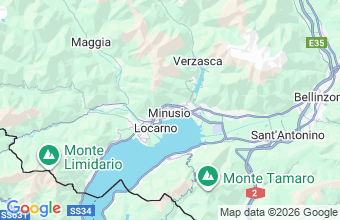 Map of Brione S Minusio