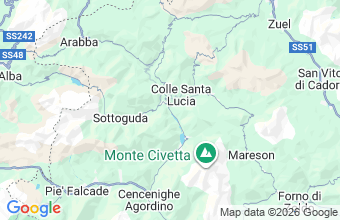 Map of Caprile Di Alleghe