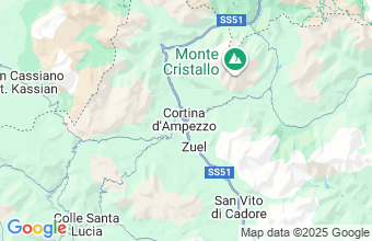 Map of Cortina D'Ampezzo