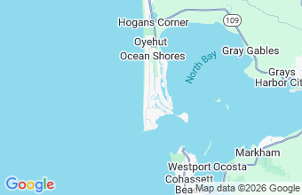 Map of Ocean Shores