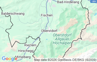 Map of Oberstdorf