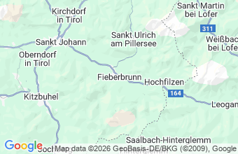 Map of Fieberbrunn