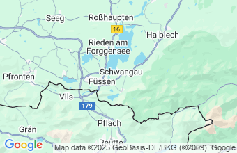 Map of Schwangau