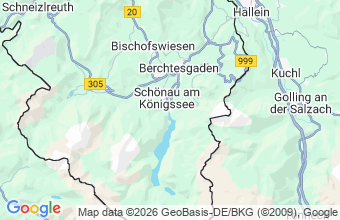 Map of Schoenau Am Koenigssee