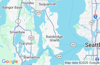 Map of Bainbridge Island
