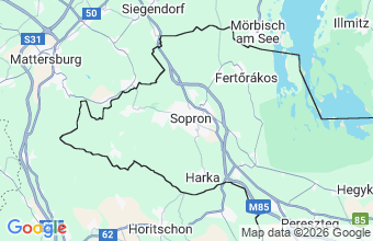 Map of Sopron