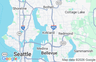Map of Kirkland