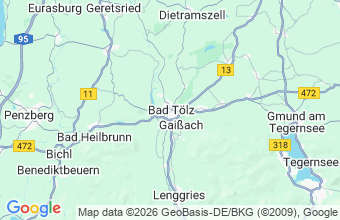 Map of Bad Toelz