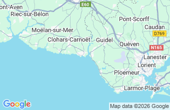 Map of Le Pouldu