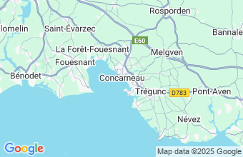 Map of Concarneau