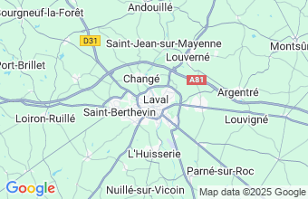 Map of Laval