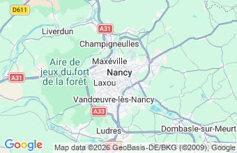 Map of Nancy