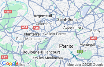 Map of Levallois Perret