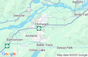 Map of Chilliwack