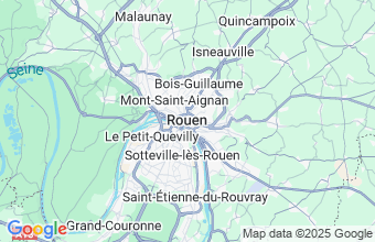 Map of Rouen