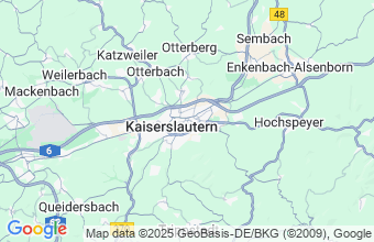 Map of Kaiserslautern