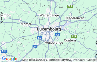 Map of Luxembourg City