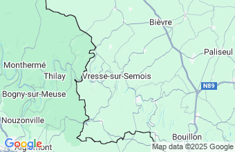 Map of Vresse Sur Semois