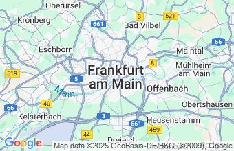 Map of Frankfurt