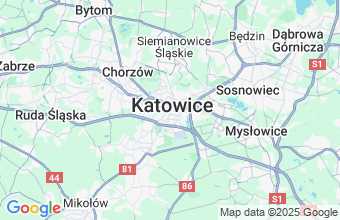 Map of Katowice