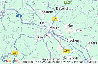 Map of Limburg An Der Lahn