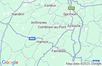 Map of Comblain-La-Tour