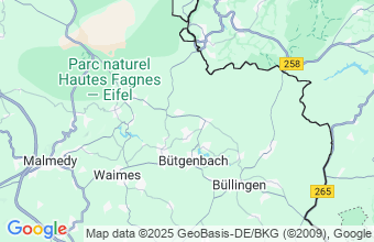 Map of Butgenbach Ski Area