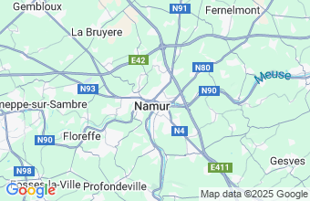 Map of Namur