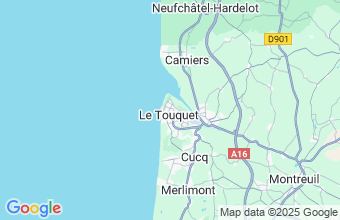 Map of Le Touquet