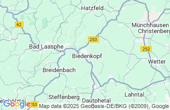 Map of Biedenkopf