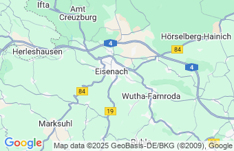 Map of Eisenach