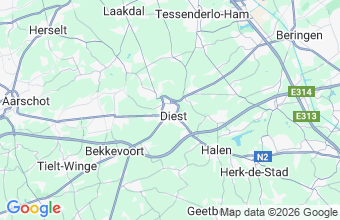 Map of Diest