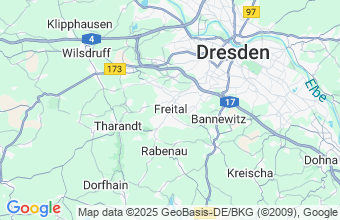 Map of Freital