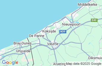 Map of Koksijde