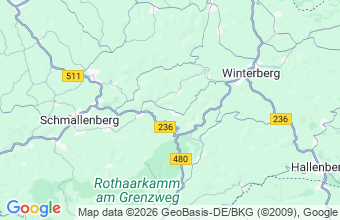 Map of Schmallenberg Westfeld