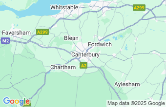 Map of Canterbury