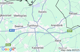 Map of Oud Turnhout