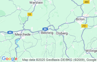 Map of Bestwig Ostwig