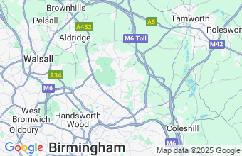 Map of Birmingham